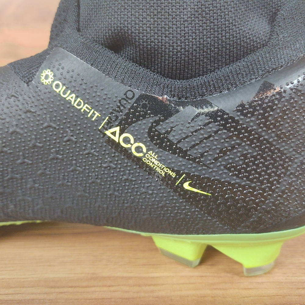 Nike Phantom Vision Legend DF FG Black Volt Soccer - Picture 8 of 8